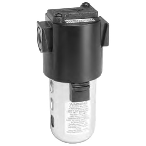 Wilkerson AF1 Series Modular Afterfilter, Port Sizes 1/4, 3/8, 1/2; Flows to 45 SCFM